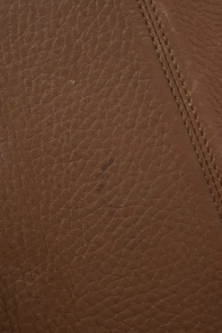 Brown grained leather Pilgrim de Jour satchel