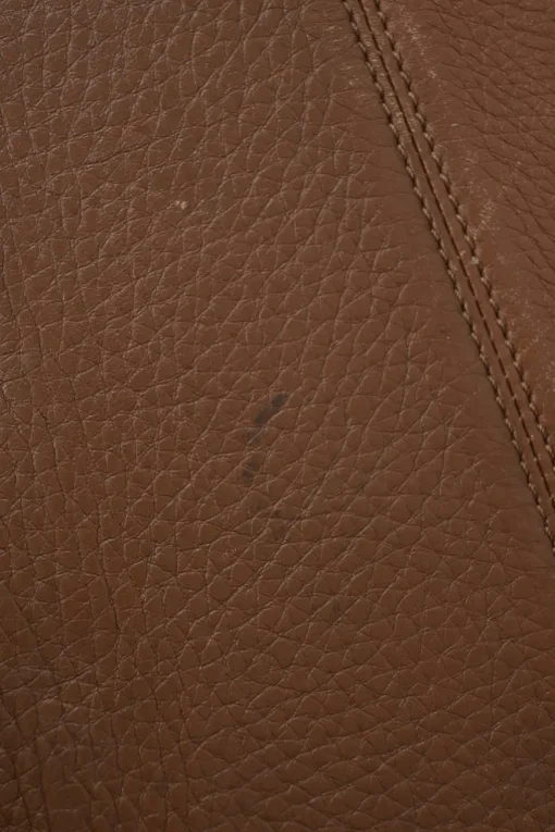 Brown grained leather Pilgrim de Jour satchel