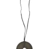Brown horn Tusba pendant necklace