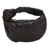 Brown knotted intrecciato nappa leather Jodie mini bag