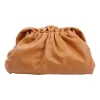 Brown Lambskin 'The Pouch' Clutch Bag