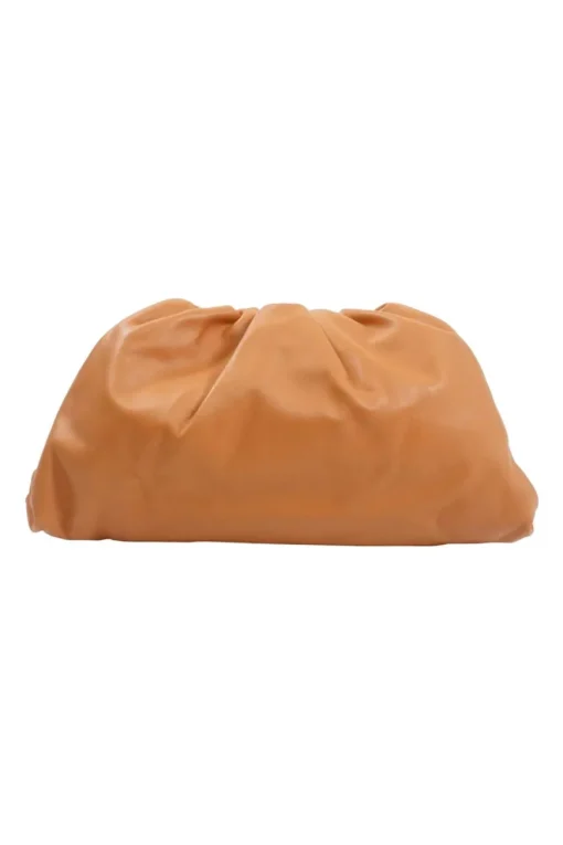Brown Lambskin 'The Pouch' Clutch Bag