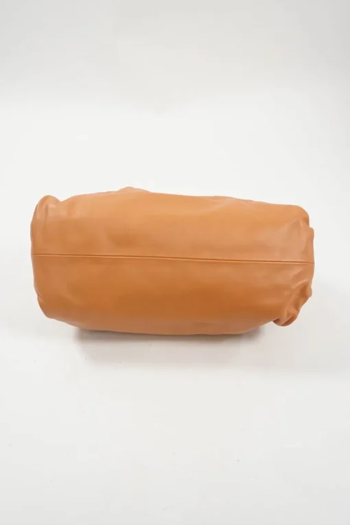 Brown Lambskin 'The Pouch' Clutch Bag