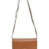 Brown leather Classic Box bag with adjustable shoulder strap