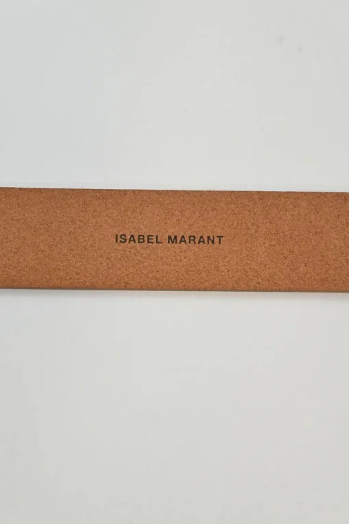 Brown leather Lecce knotted belt