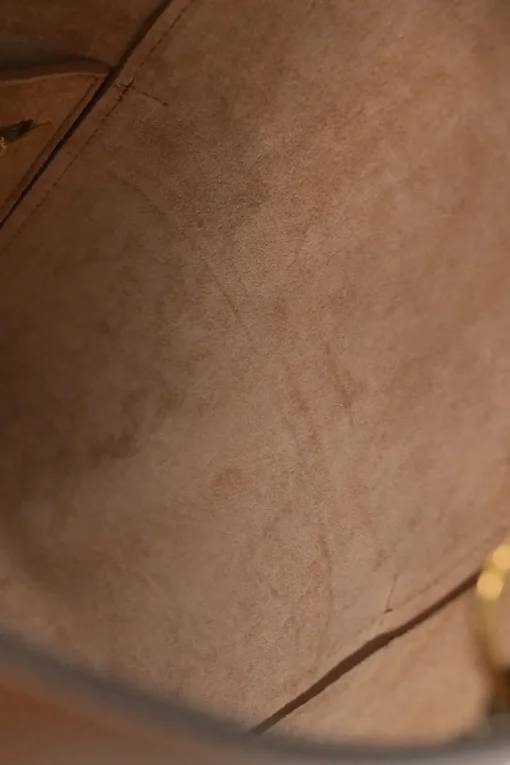 Brown leather Seau Sangle shoulder bag