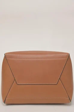 Brown leather Seau Sangle shoulder bag