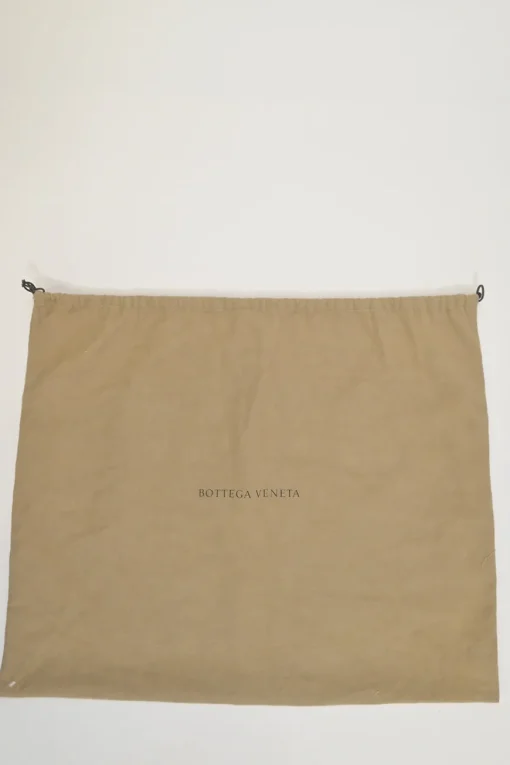 Brown leather soft tote bag with intrecciato handles in alligator skin