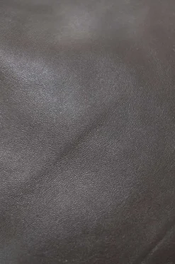 Brown leather soft tote bag with intrecciato handles in alligator skin