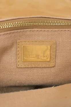Brown paneled leather, water snake skin and canvas Silvana satchel with detachable shoulder strap