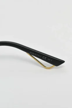 Brown polycarbonate and gold-tone metal Dior Technologic double-bridge aviator sunglasses