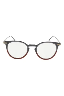Brown Round-frame Injection Glasses BV0211S