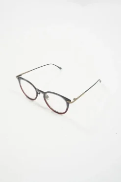 Brown Round-frame Injection Glasses BV0211S