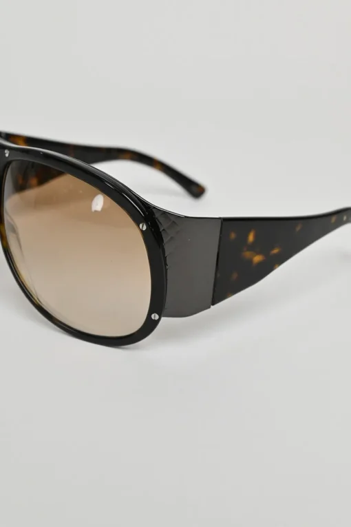 Brown 039S 086DB Round Sunglasses