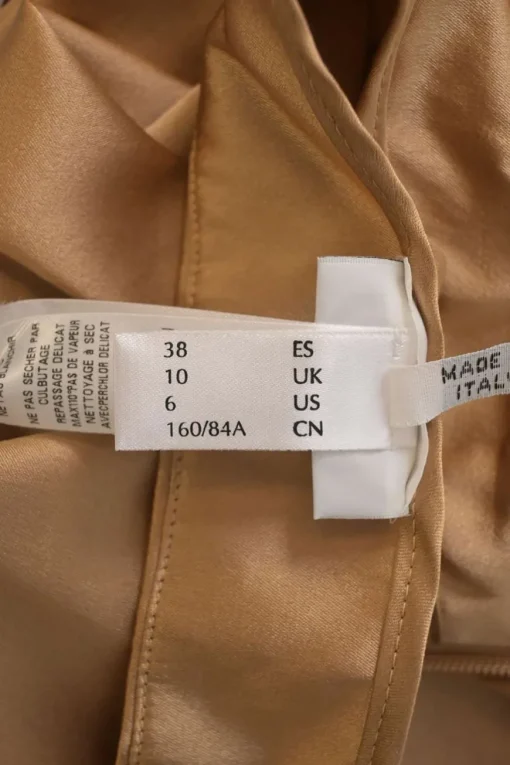 Brown silk-blend satin pull-on low-rise straight-leg lounge trousers