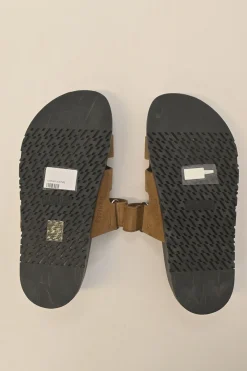 Brown suede and leather anatomic Chypre sandals