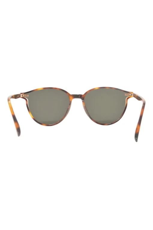 Brown tortoiseshell acetate and tinted polycarbonate Slo Boston-style round sunglasses