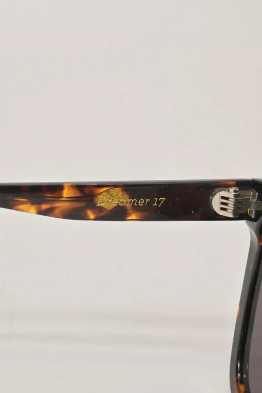 Brown tortoiseshell acetate and tinted polycarbonate Dreamer 17 oversized square shape sunglasses