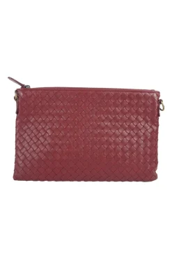 Burgundy intrecciato nappa Biletto Chain