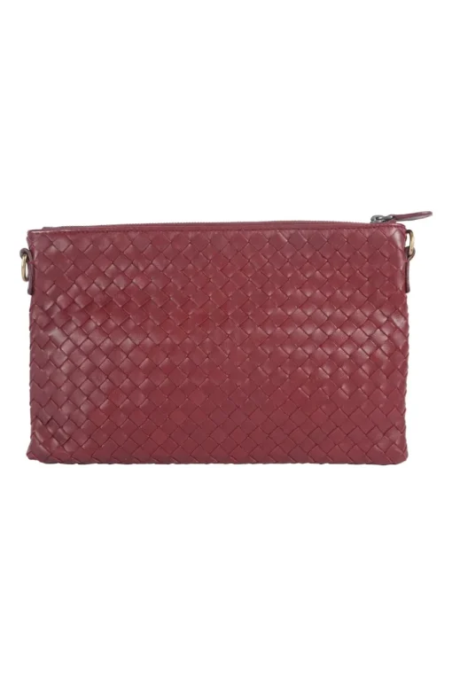 Burgundy intrecciato nappa Biletto Chain