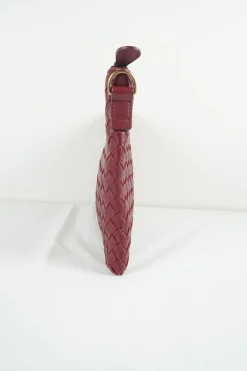 Burgundy intrecciato nappa Biletto Chain