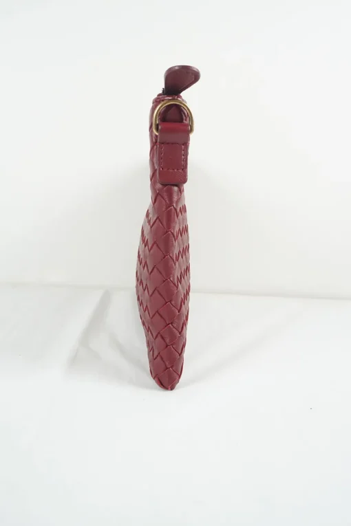 Burgundy intrecciato nappa Biletto Chain