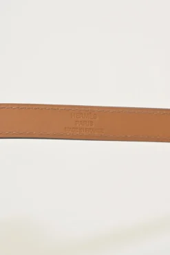 Burgundy Tadelakt Kelly Double Tour bracelet with gold-tone hardware