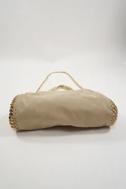 Butter Cream Falabella Mini Tote Bag