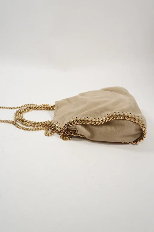 Butter Cream Falabella Mini Tote Bag