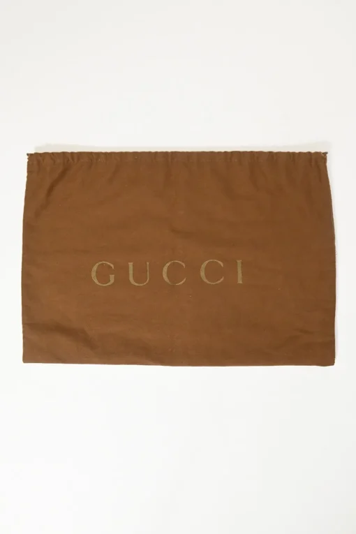 Camel Guccissima monogram canvas and leather Abbey D-ring shoulder bag