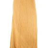 Camel Mid-Length Skirt