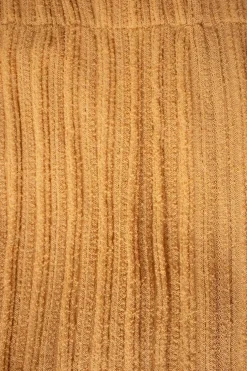 Camel Mid-Length Skirt