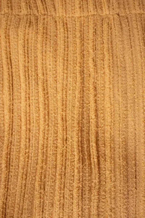 Camel Mid-Length Skirt