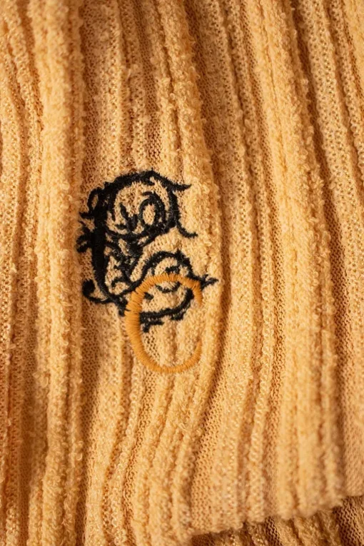 Camel Mid-Length Skirt