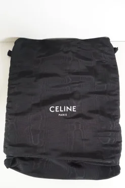 Celine yellow leather top-handle 2 way 'Big Bag Nano Bucket' bag