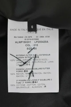 Charcoal wool Glen check tweed double breasted tailored jacket and mini pencil skirt two-piece suit set