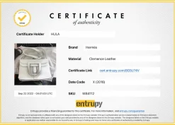 'Ciel Clemence Leather Halzan 31' in white
