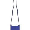 Cobalt blue Epsom leather Evelyne shoulder bag Squared JO