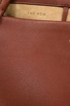 Cognac brown leather Park Tote Three bag