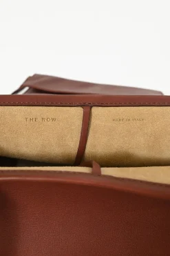 Cognac brown leather Park Tote Three bag