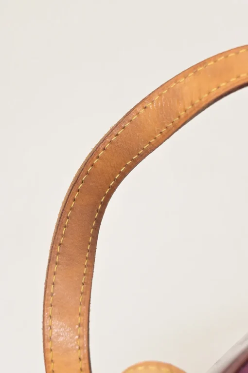 Copper Monogram Vernis leather Bellevue tote bag