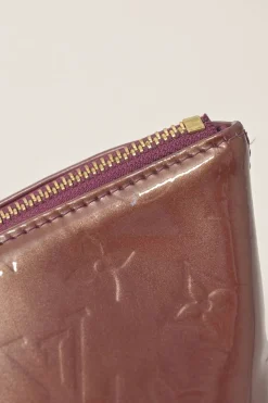 Copper Monogram Vernis leather Bellevue tote bag