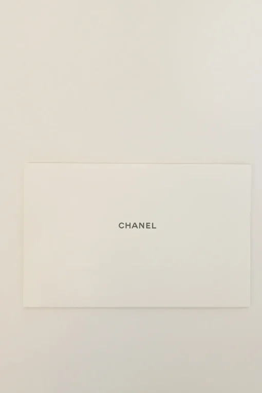 Cream and black matelassé lambskin Baguette Minaudière