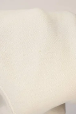 Cream cotton French terry GG logo pullover hoodie