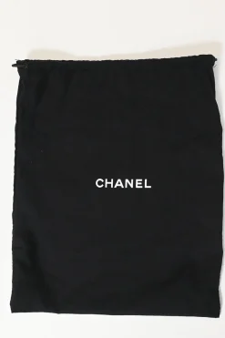 Cream matelassé caviar leather Coco Handle bag with ruthenium finish hardware and contrasting lizard skin trim appliqué