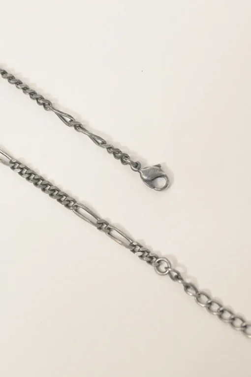 Crystal-embellished silver-finish metal floral station necklace with lobster clasp closure