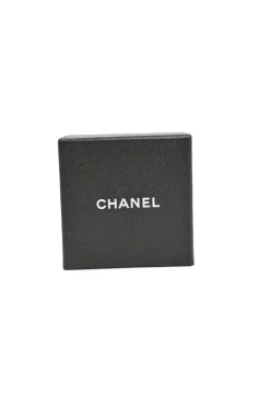 Crystal-embellished silver-tone metal Coco Mark stud earrings