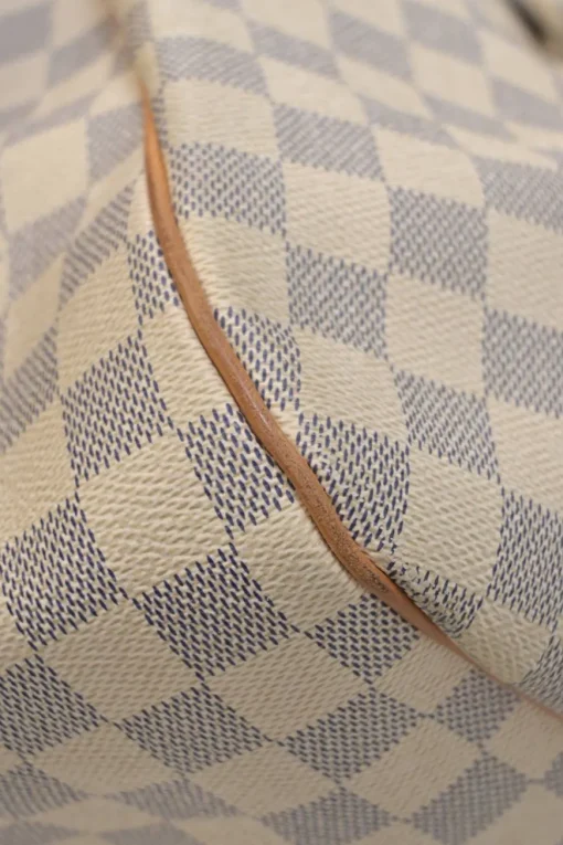 Damier Azur coated canvas and leather Siracusa shoulder bag