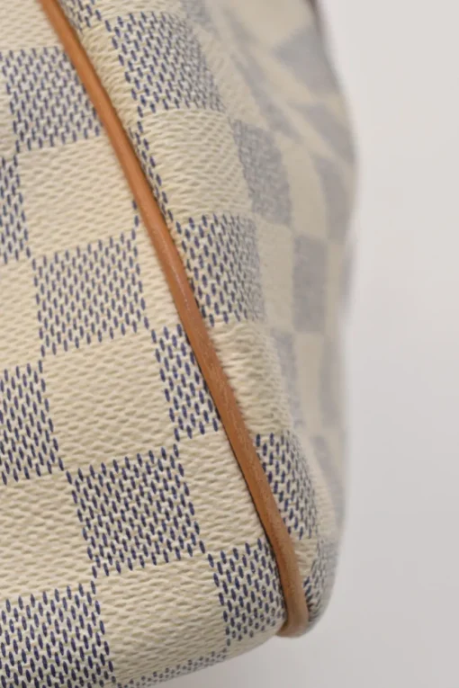 Damier Azur coated canvas and leather Siracusa shoulder bag