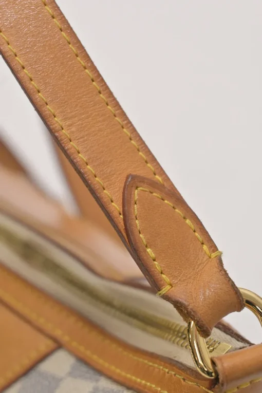 Damier Azur coated canvas and leather Siracusa shoulder bag